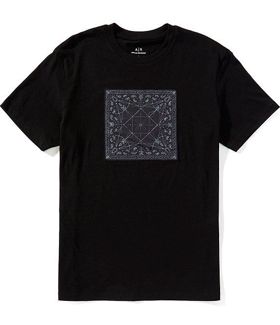 Armani Exchange Paisley Box Short Sleeve T-Shirt Product Image