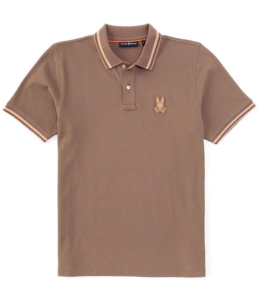 Psycho Bunny Pierce Pique Short Sleeve Polo Shirt Product Image