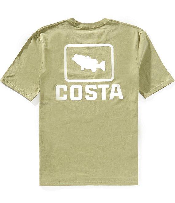 Costa Emblem Bass Short Sleeve Tubular-Knit Graphic T-Shirt Product Image