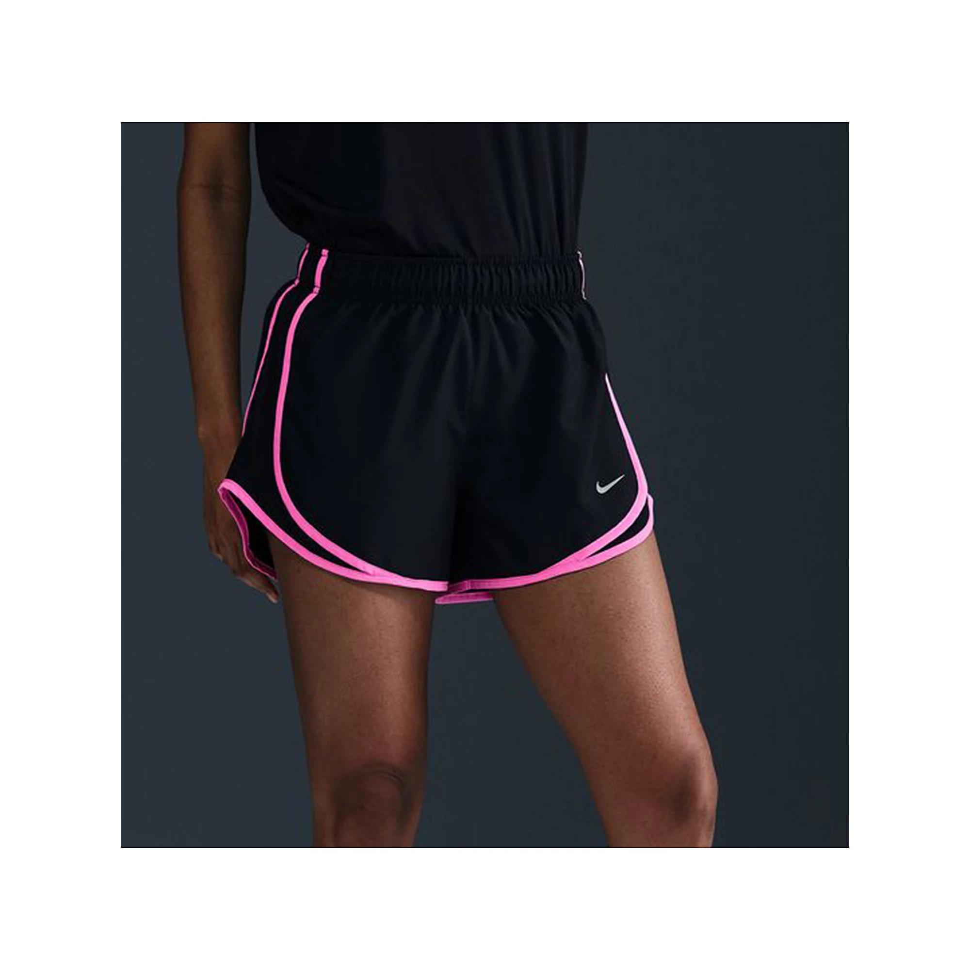 Women's Nike Tempo Dri-FIT Mid-Rise 3-in. Running Shorts, Size: XXL, Black Pink Product Image
