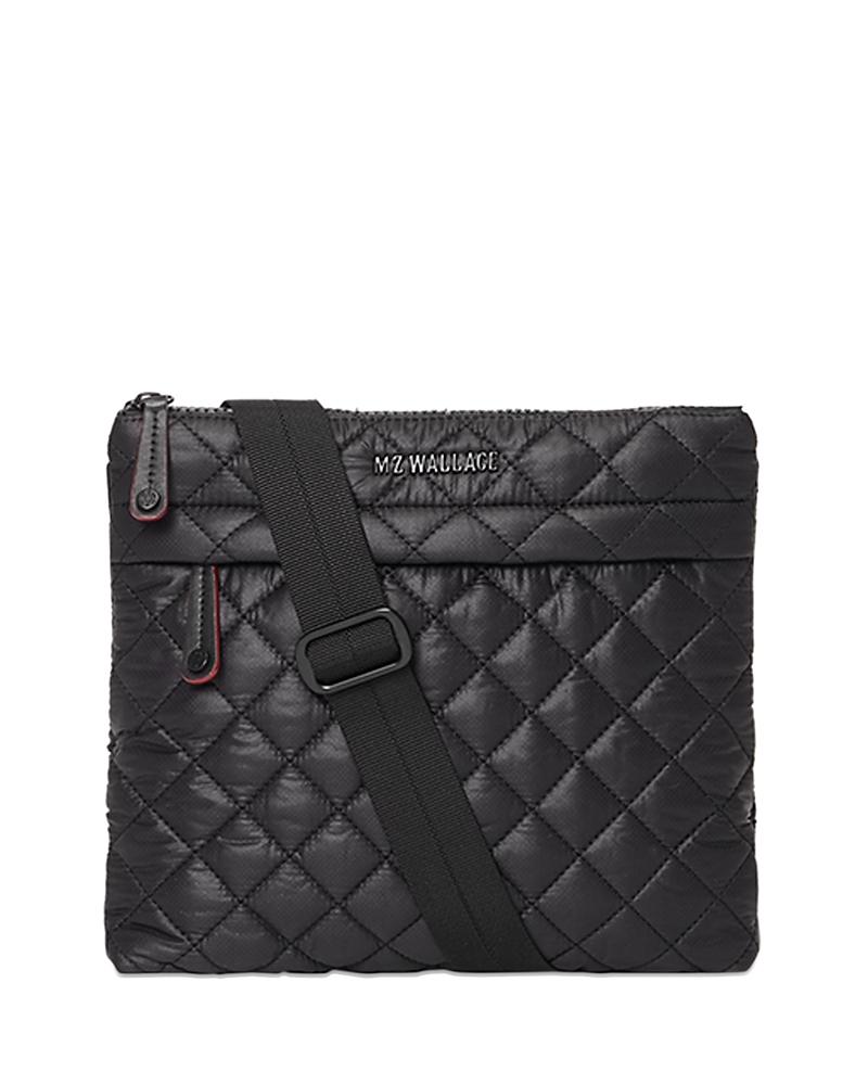 Womens Metro Flat Quilted Nylon Crossbody Bag Product Image