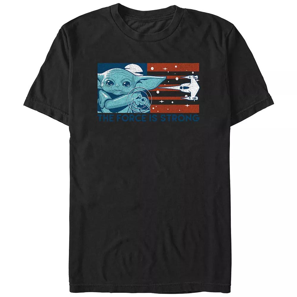 Big & Tall The Mandalorian The Force Is Strong Americana Graphic Tee, Men's,  Product Image