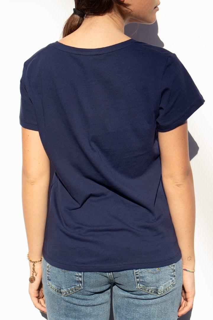 Heart v neckline t-shirt Product Image