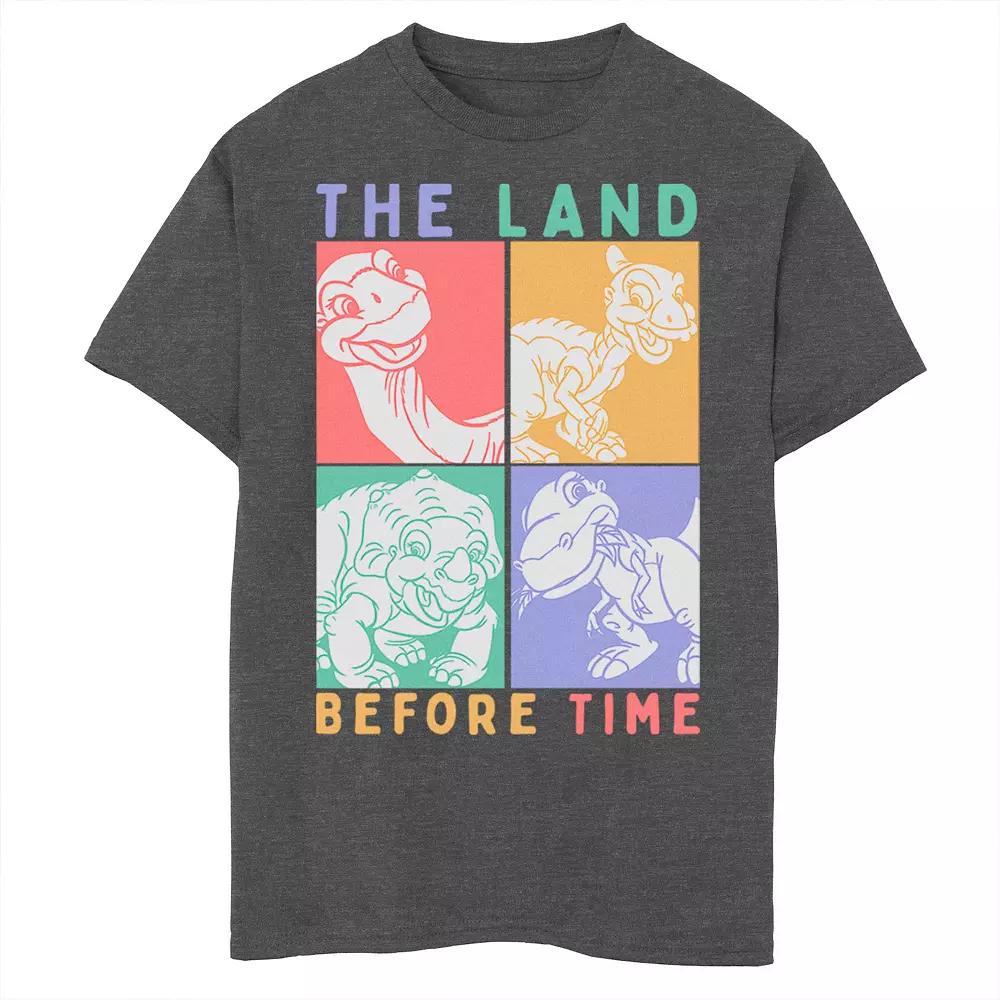 Boys 6-20 Land Before Time Pastel Stacked Dinosaur Boxes Tee, Boy's,  Product Image