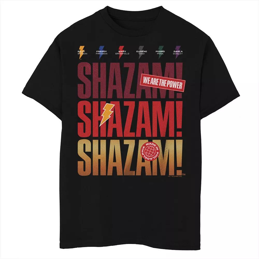 Boys 8-20 Marvel Iron Man Power Triangle Retro Vintage Graphic Tee, Boys Navy Grey Product Image