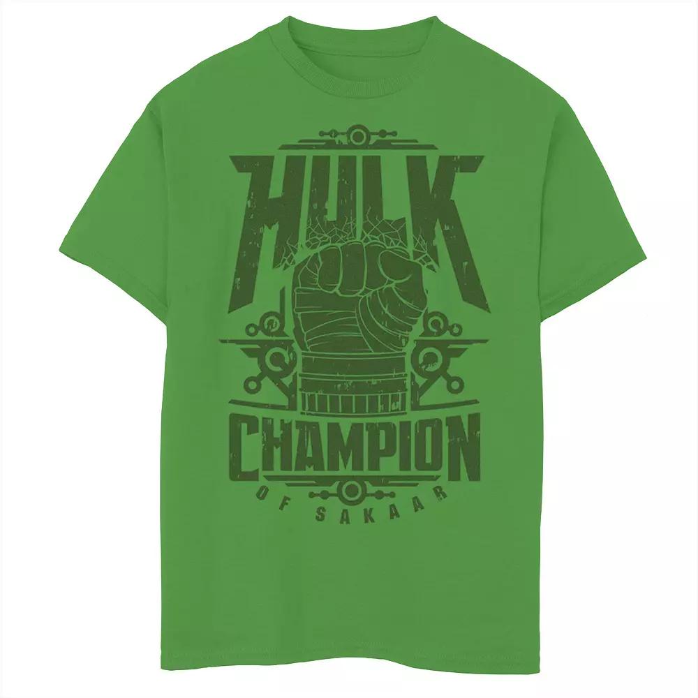 Boys 8-20 Marvel Hulk Champion Of Sakaar Fist Poster Graphic Tee, Boy's,  Product Image