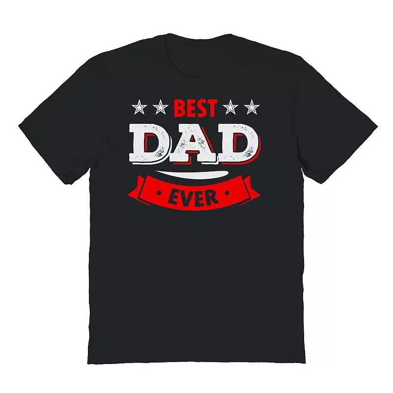 Men's Best Dad Ever Graphic Tee,  Product Image