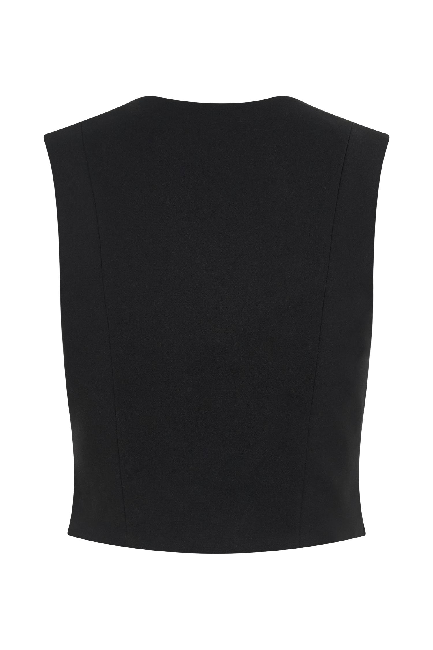 Keely Cotton Sleeveless Top - Black Product Image