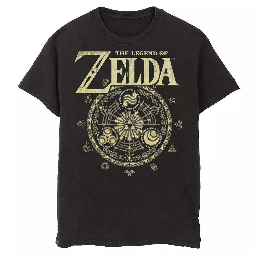 Men's Nintendo The Legend Of Zelda Circle Emblem Logo Tee,  Product Image