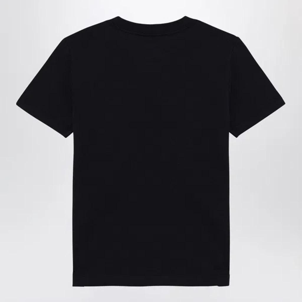 POLO RALPH LAUREN Custom Slim Fit Blue Crewneck T-shirt With Pony Embroidery On The Front In Cotton Man Product Image