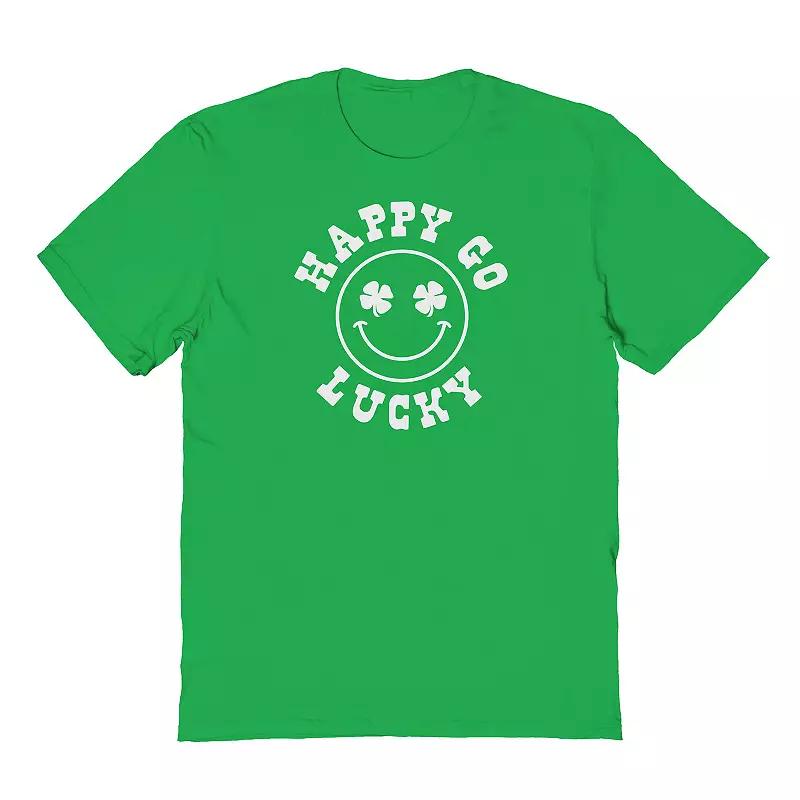 Men's St Patrick's Day Happy Go Lucky Graphic Tee,  Product Image
