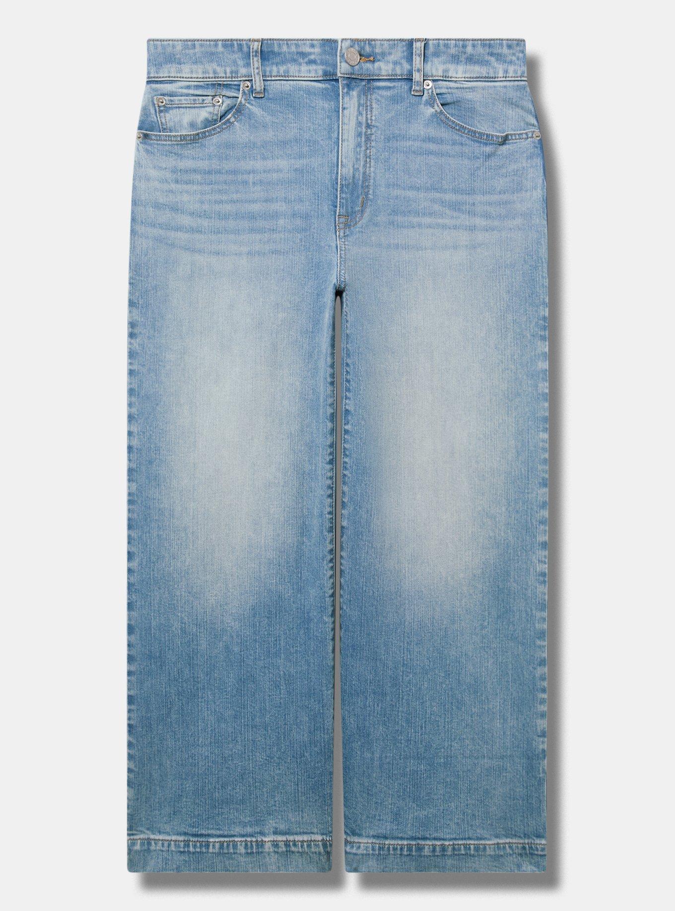 High-Rise Wide-Leg Ankle Crop Jean Product Image