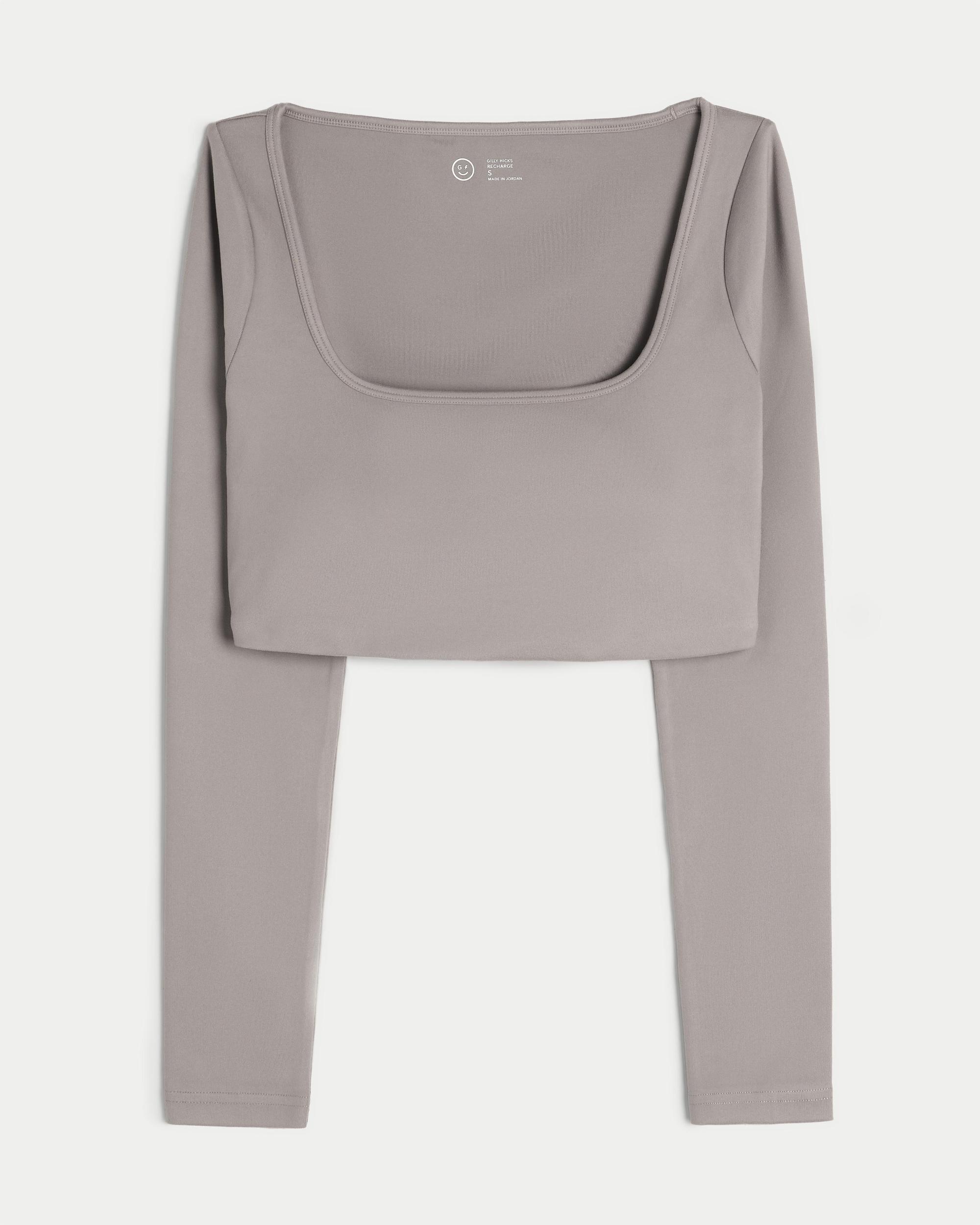 Gilly Hicks Active Recharge Ultra-Crop Long-Sleeve Top Product Image