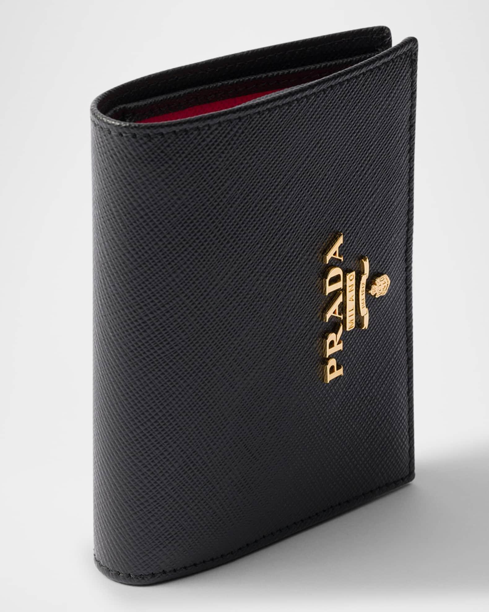 Small Saffiano Leather Bifold Wallet Product Image