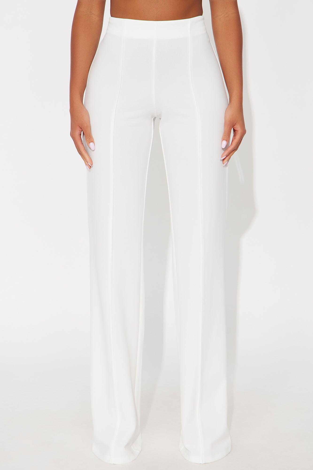 Tall Victoria High Waisted Dress Pants - Ivory Female Product Image