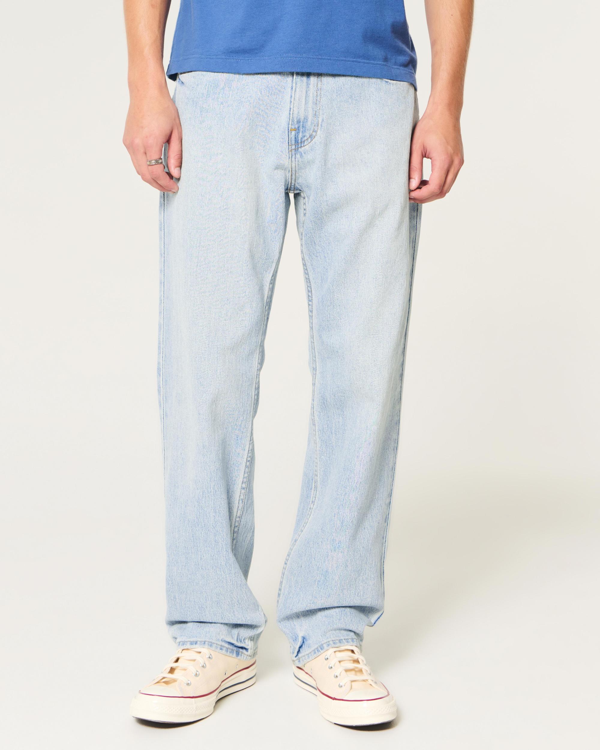 Light Wash Loose Jeans Product Image