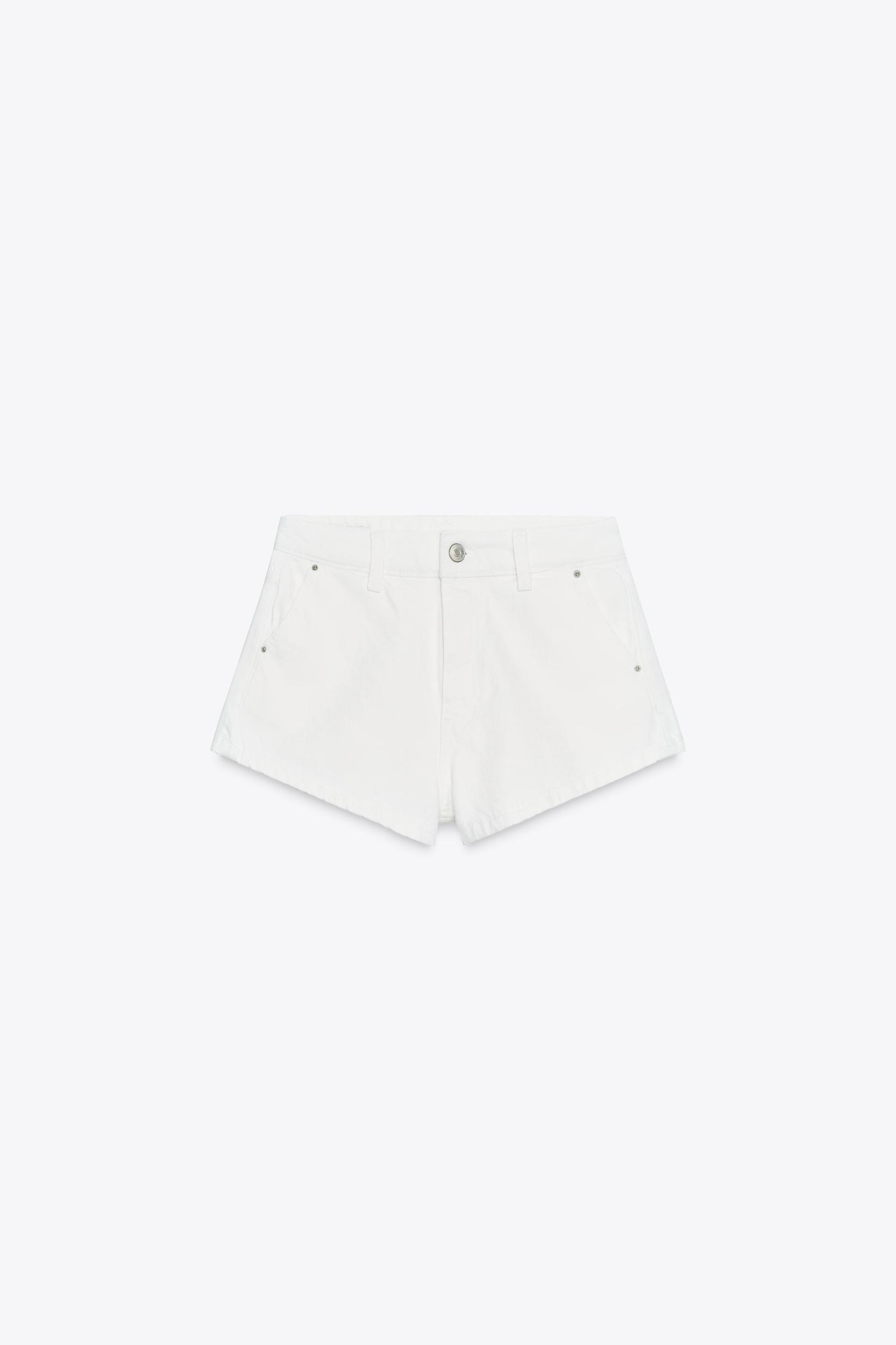 TRF CHINO DENIM SHORTS Product Image