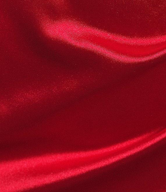 Blondie Nites Power Sateen Pinch Neckline Spaghetti Strap Keyhole Corset Dress Product Image