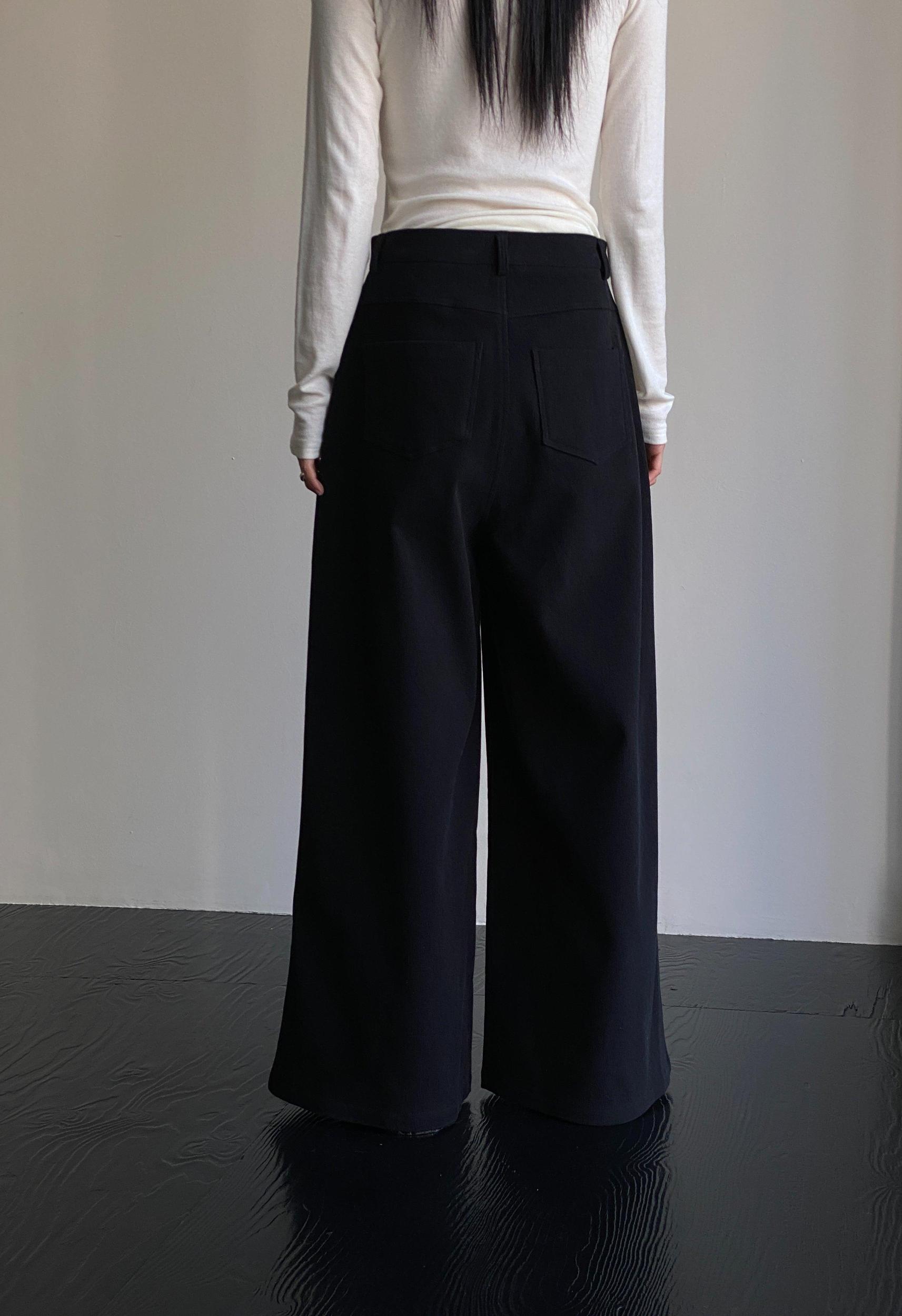 Black Corduroy pants Product Image