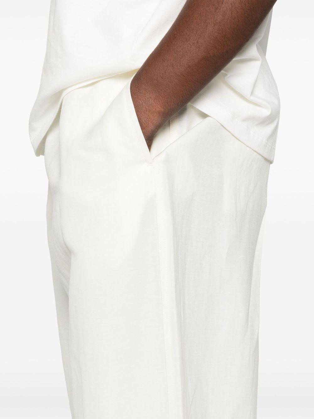 drawstring-waist trousers  Product Image