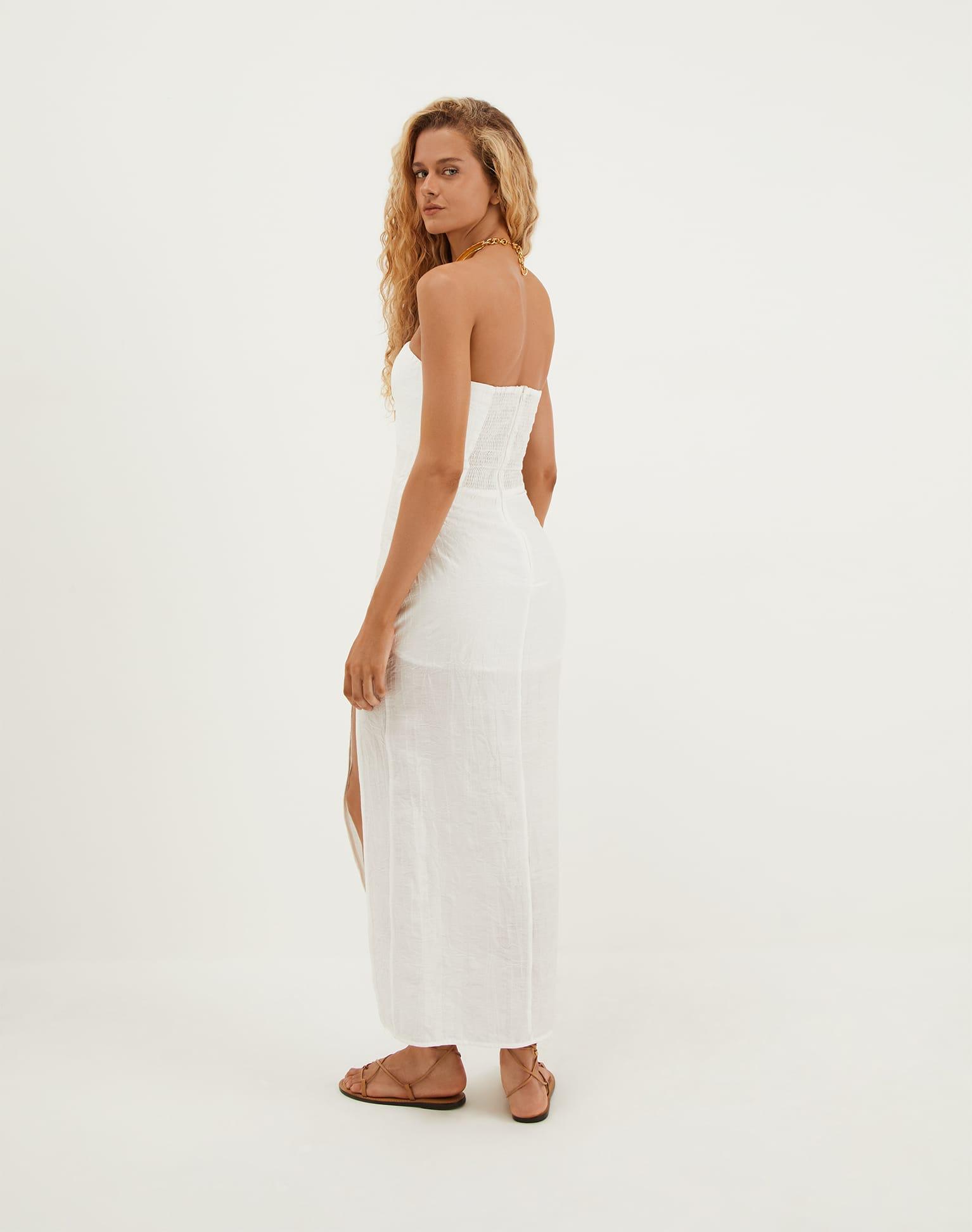 Lys Long Dress - Off White Product Image