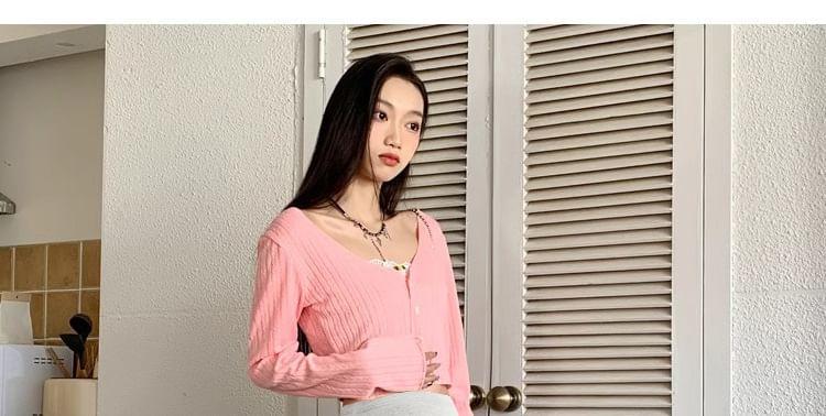 Maternity High Waist Washed Straight Leg Jeans Product Image