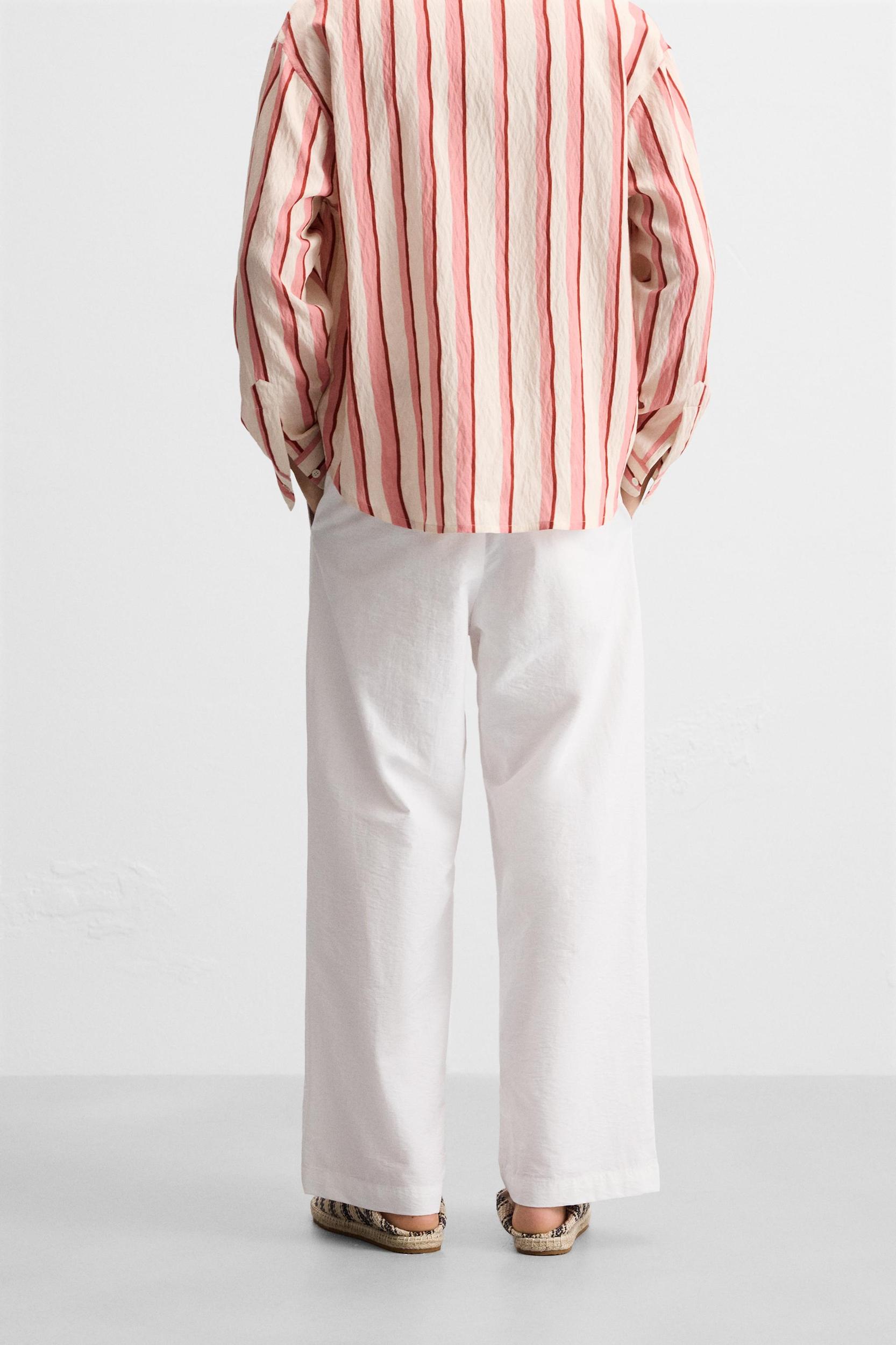 RELAXED FIT PLEATED PANTS Product Image