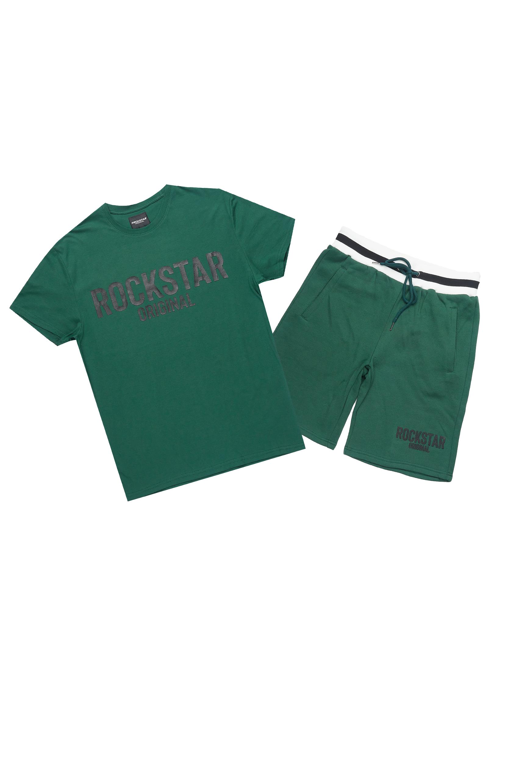 Sana Green/Black Short Set Male Product Image