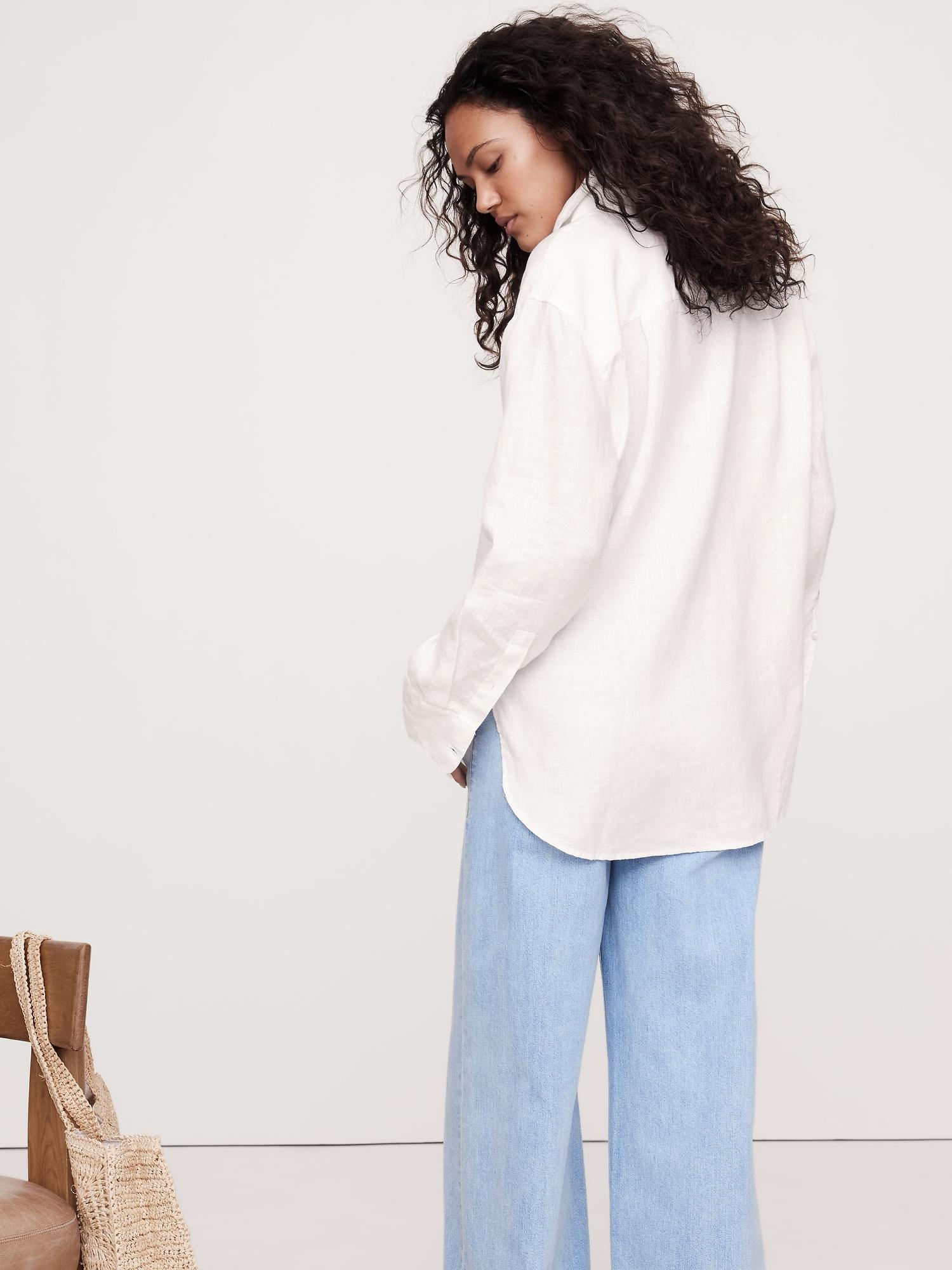 The Oversized Linen Shirt Product Image