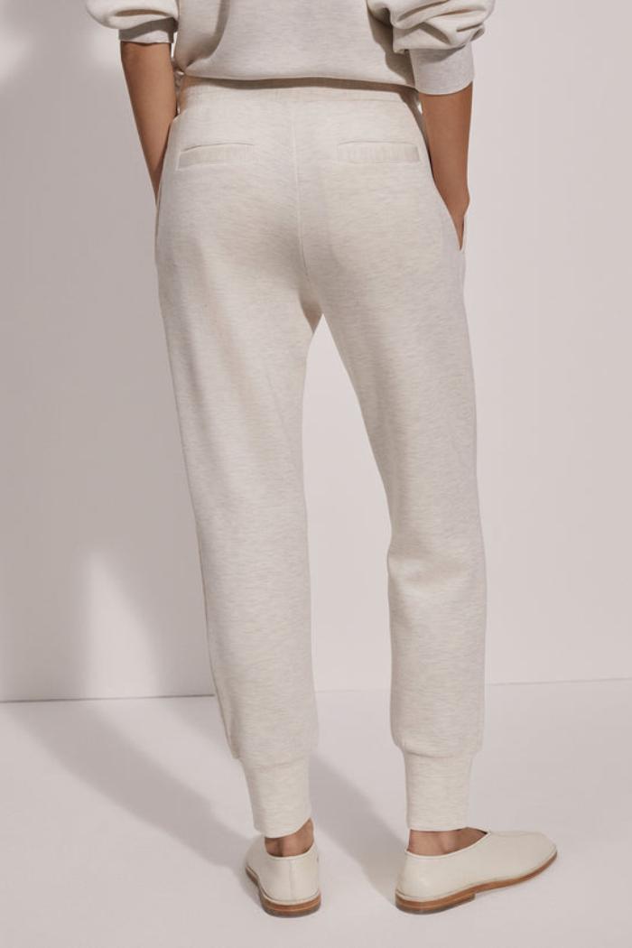 The Slim Cuff Pant 25"- Ivory Marl Product Image