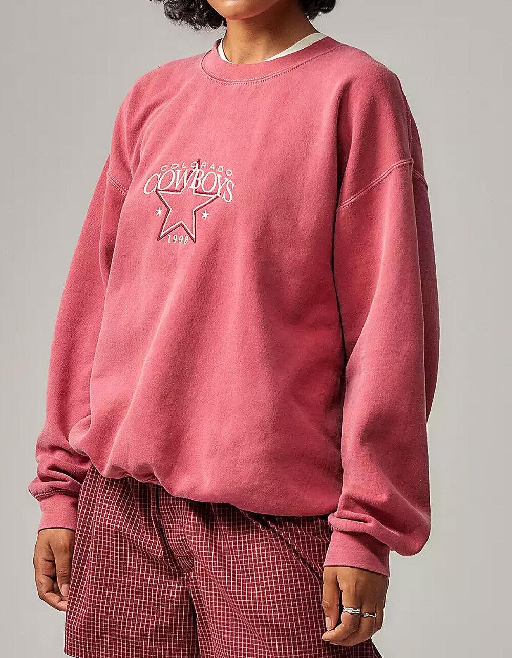 BDG Urban Outfitters Colorado Cowboys Womens Crewneck Sweatshirt - RED Product Image