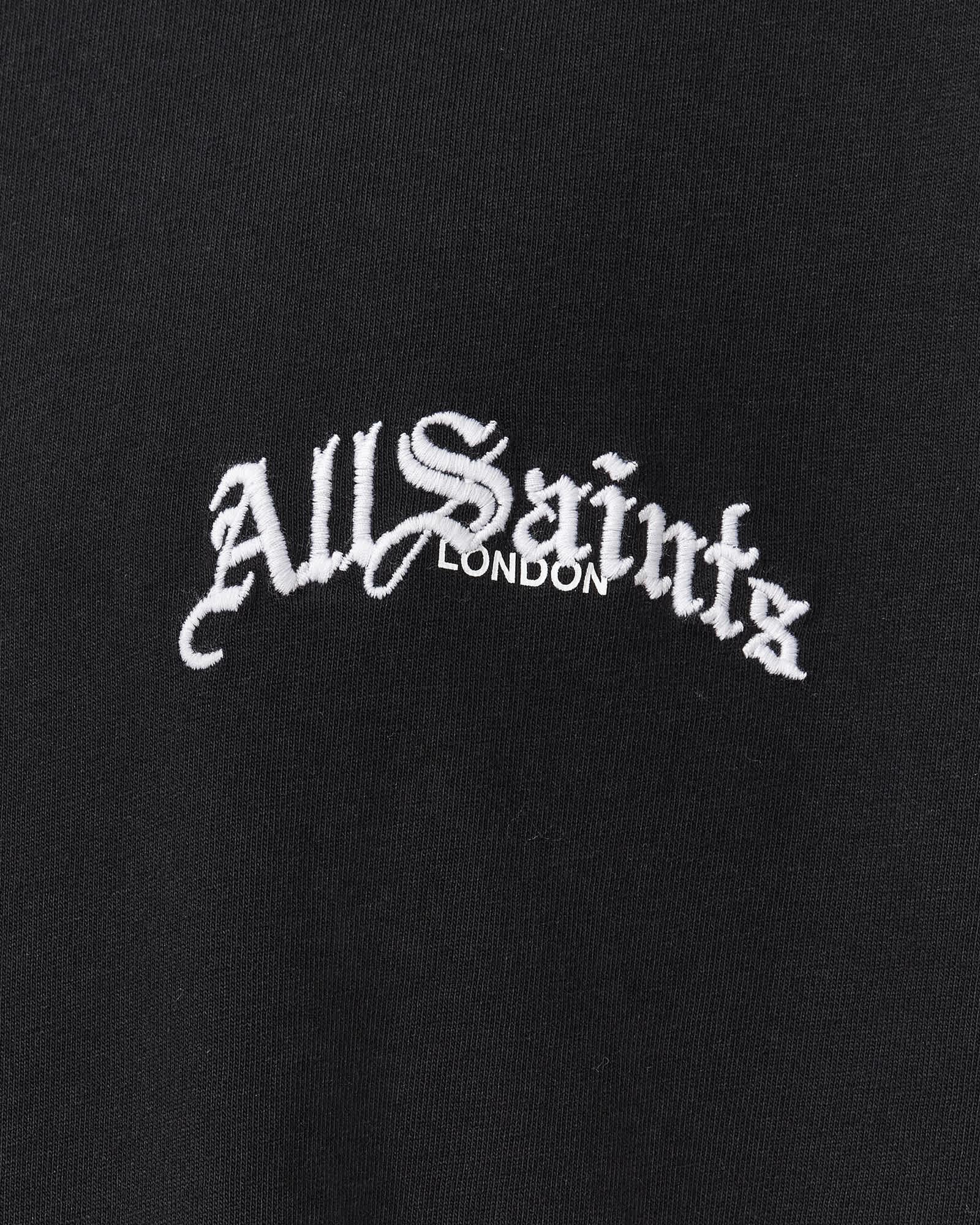 Descent Oversized Graphic T-Shirt Washed Black | ALLSAINTS US Product Image