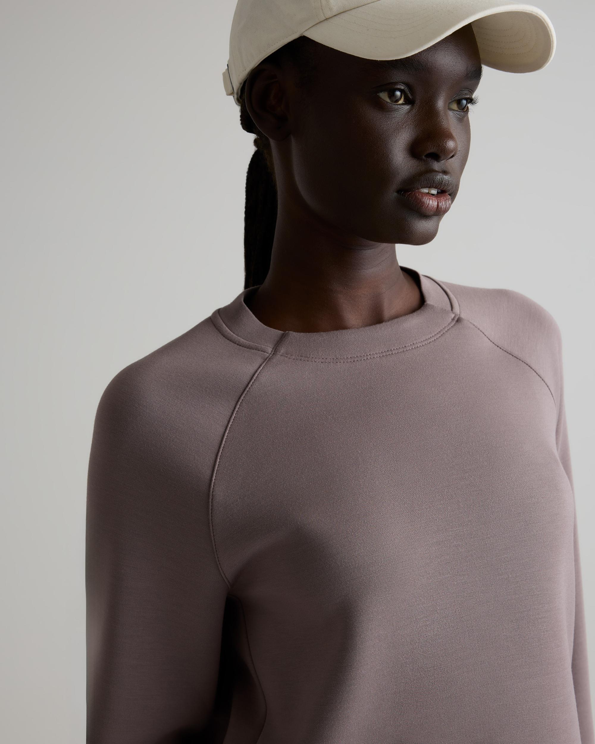 Quince | Women's CloudComfort Crewneck Sweatshirt Size XL, Tencel Product Image