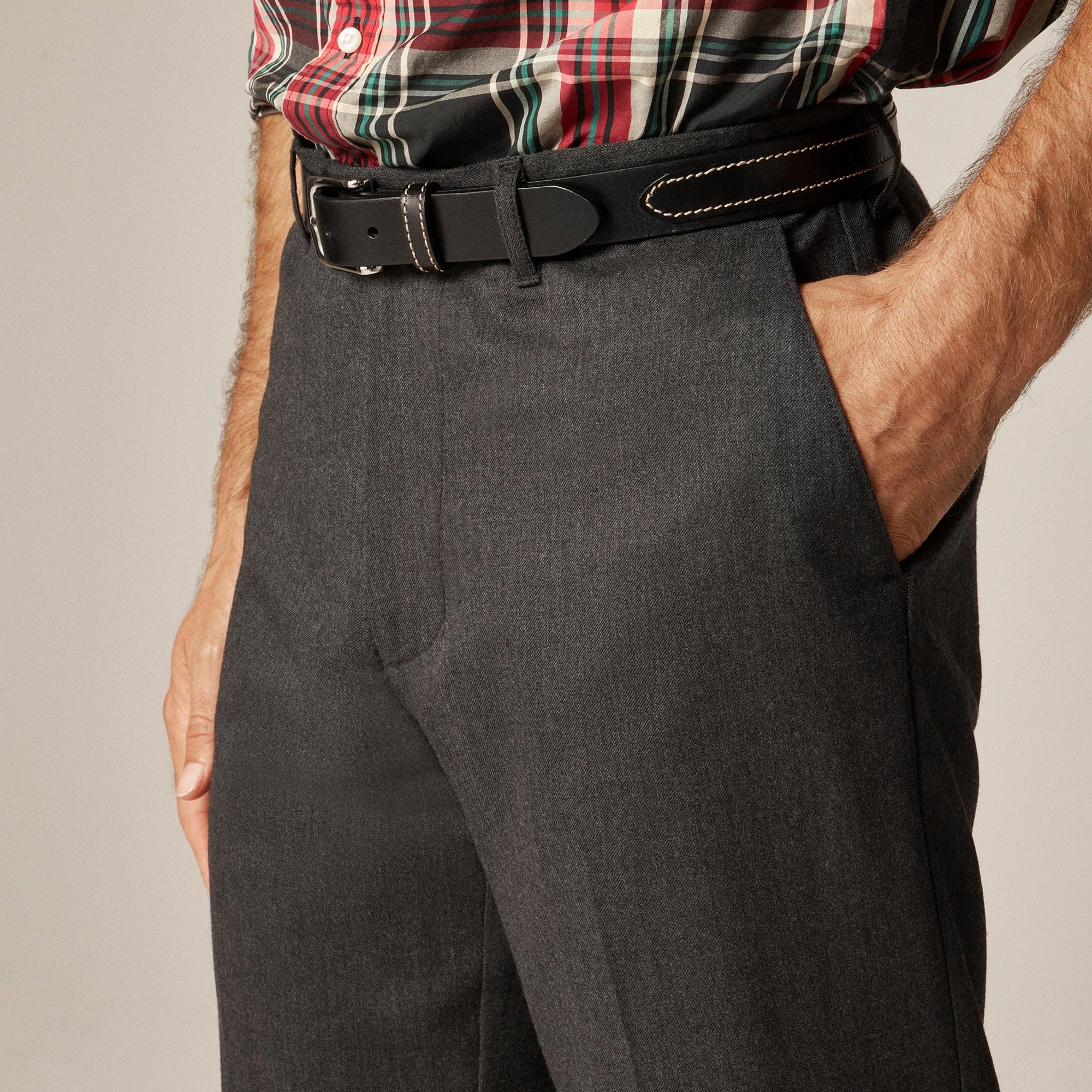 Classic creased wool trouser Product Image