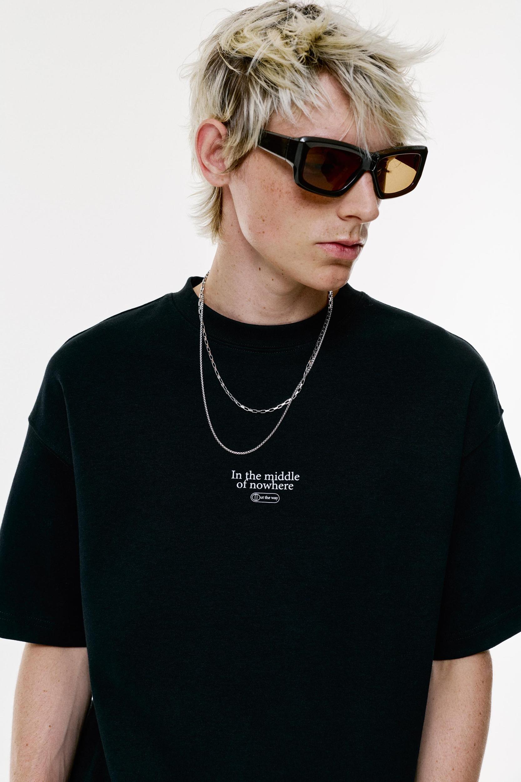 Boxy short sleeve sweatshirt Product Image