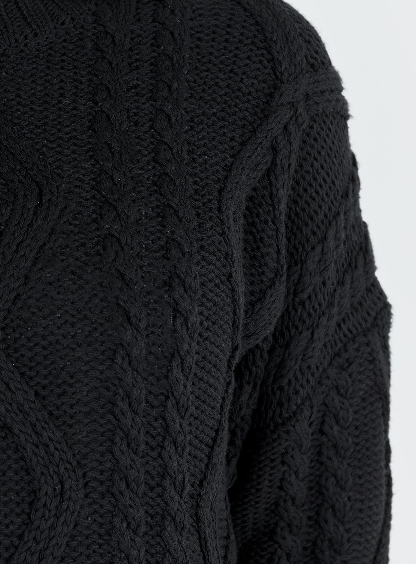 Anaya Oversized Sweater Black Product Image
