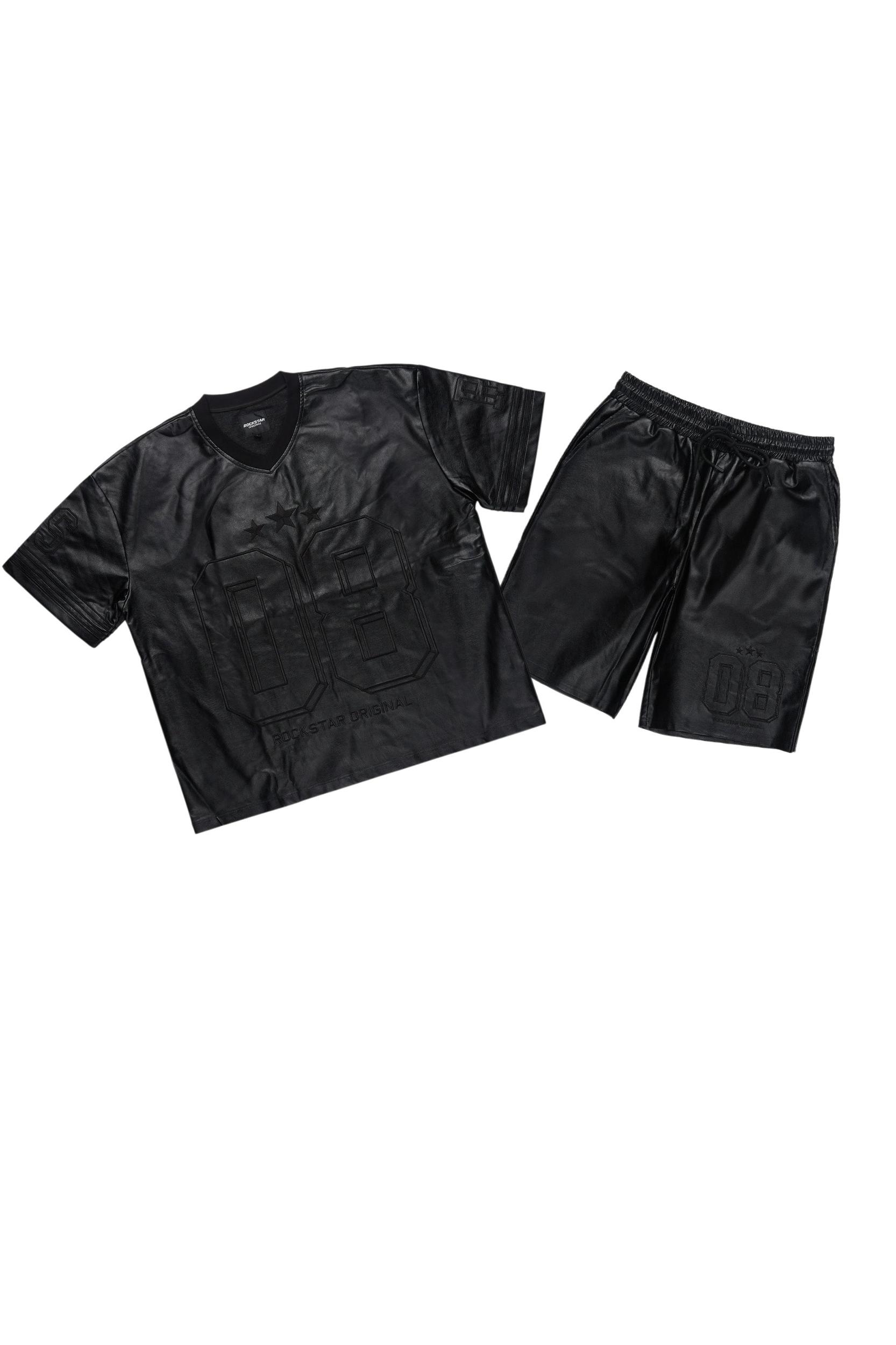 Antosha Black T-Shirt/Short Set Male Product Image