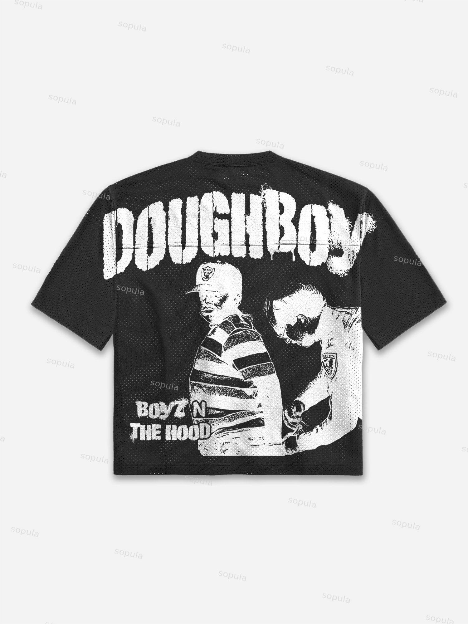 Boyz N The Hood Graphic Blokecore Football Jersey T-shirt Product Image