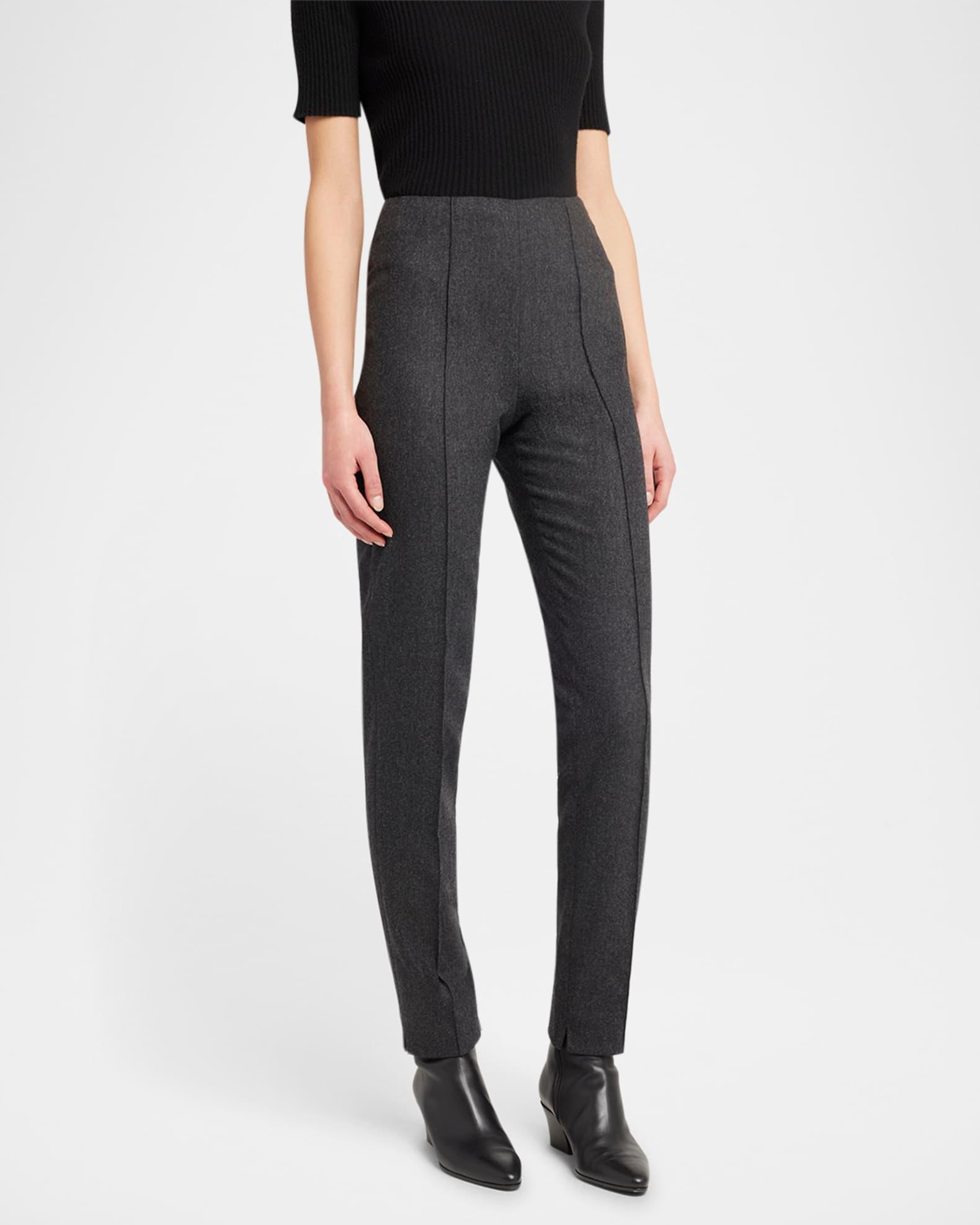Cashmere Flannel Slim-Leg Ankle Trousers Product Image