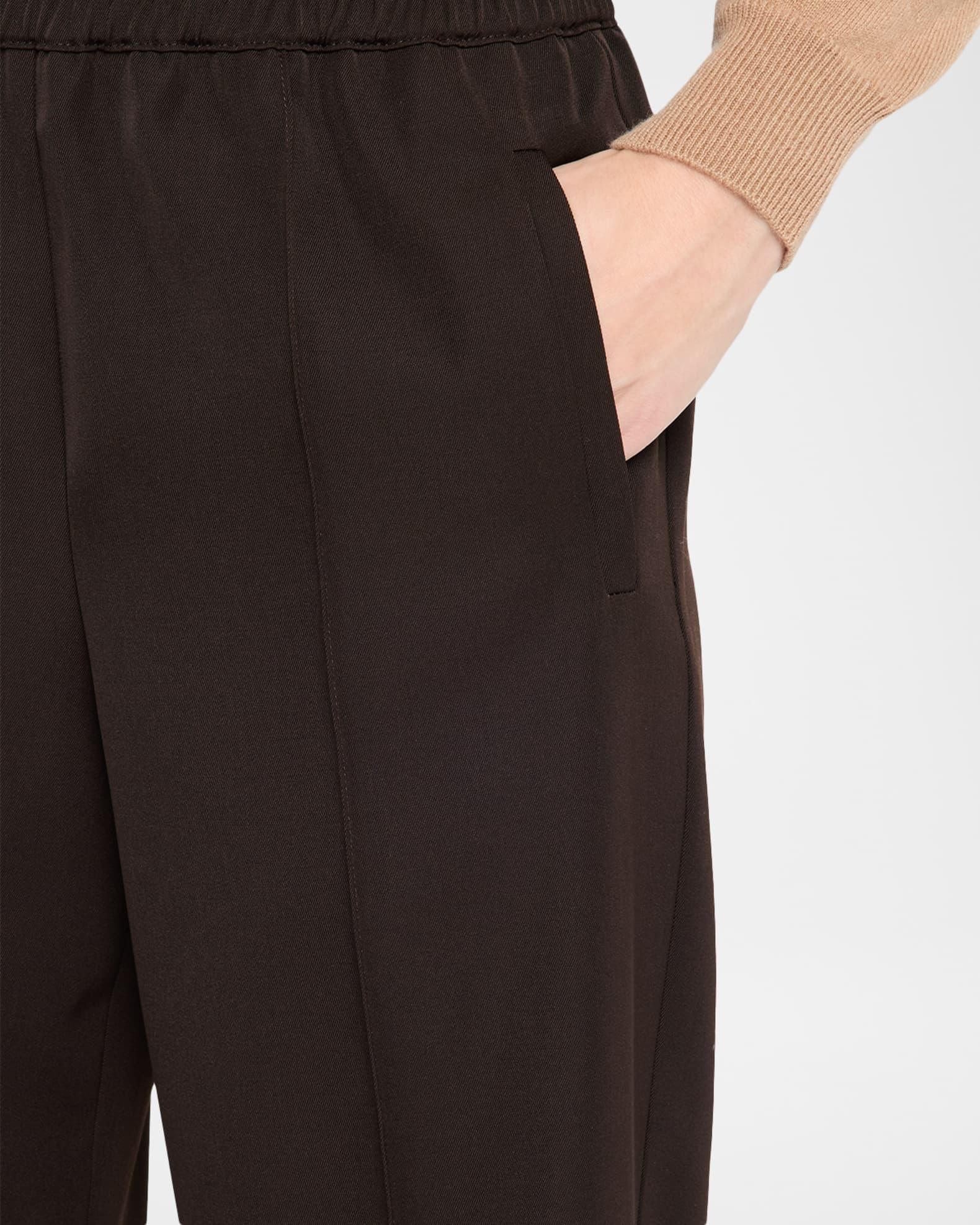 Straight-Leg Gabardine Pull-On Pants Product Image
