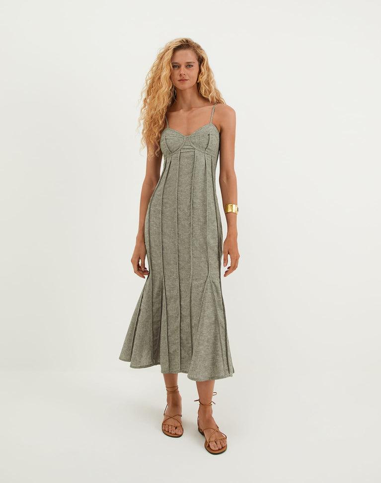 Josephine Midi Dress - Harbor Product Image