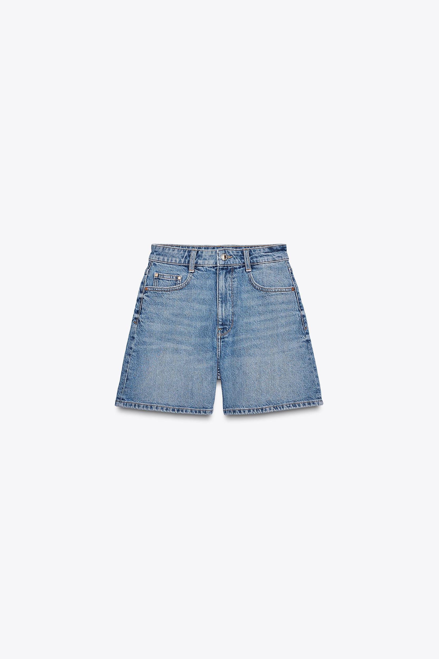 Z1975 HIGH-WAISTED MOM FIT SHORTS Product Image