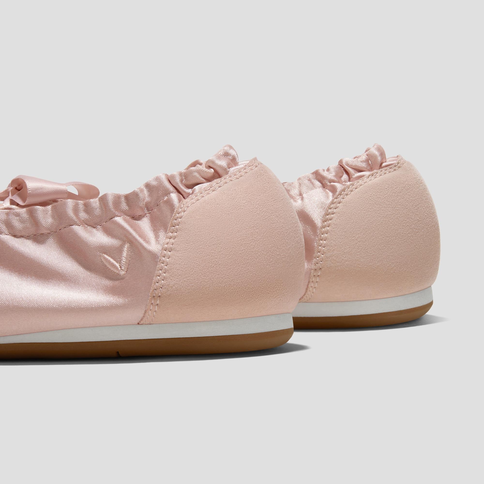 Round-Toe Satin Sneakerina (Yanka) Product Image