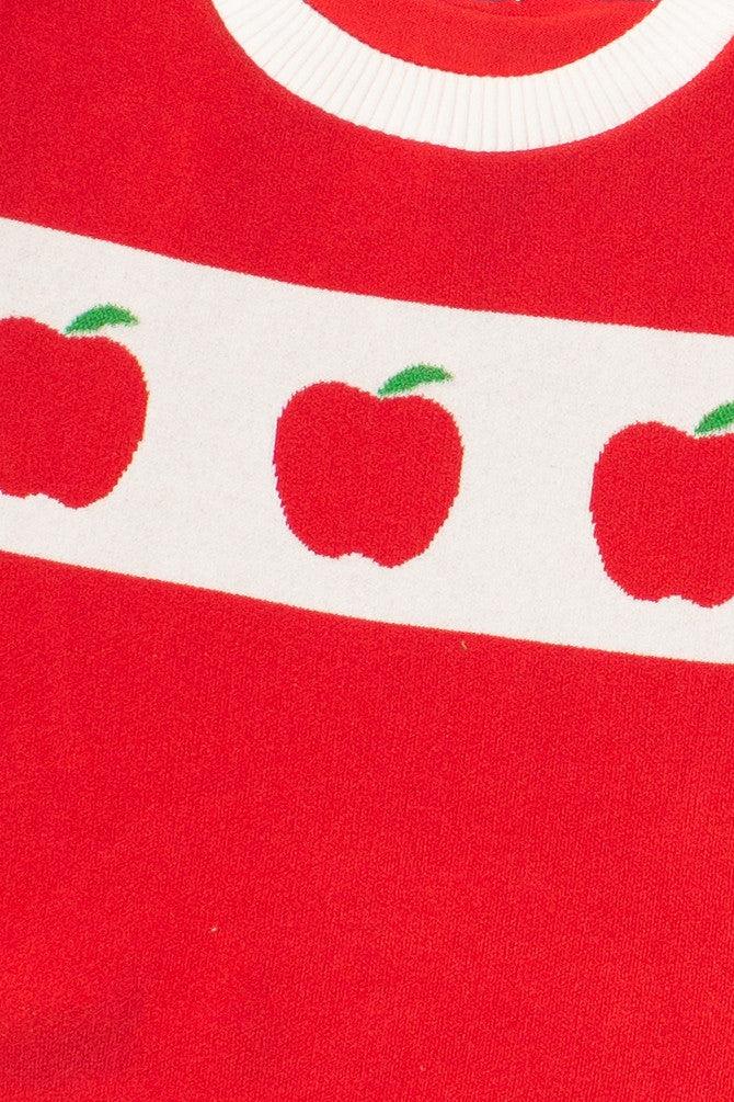 Apple Orchard Short Sleeve Sweater Product Image