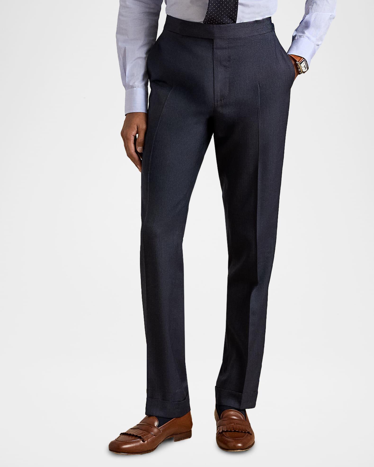Men's Kent Wool and Cashmere Pin-Dot Suit Product Image