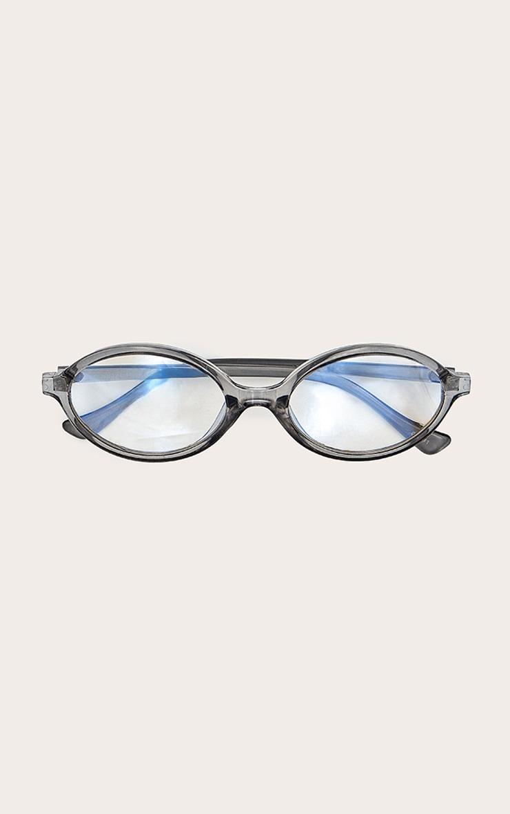Grey  Round Blue Light Readers Product Image