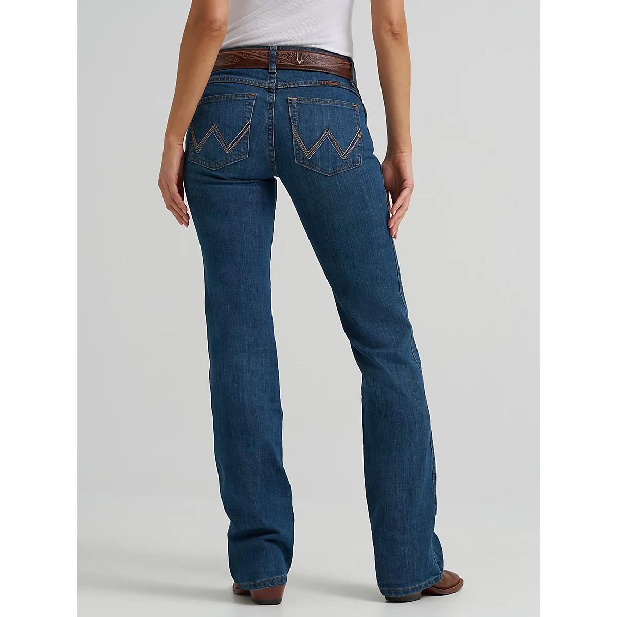 Women's Wrangler® Ultimate Riding Jean Q-Baby Mid-Rise Bootcut in TuffBuck Product Image