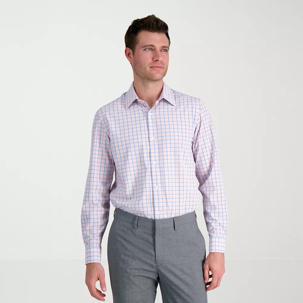 Men's Haggar® Smart Wash® Slim Fit Patterned Dress Shirt,  Product Image