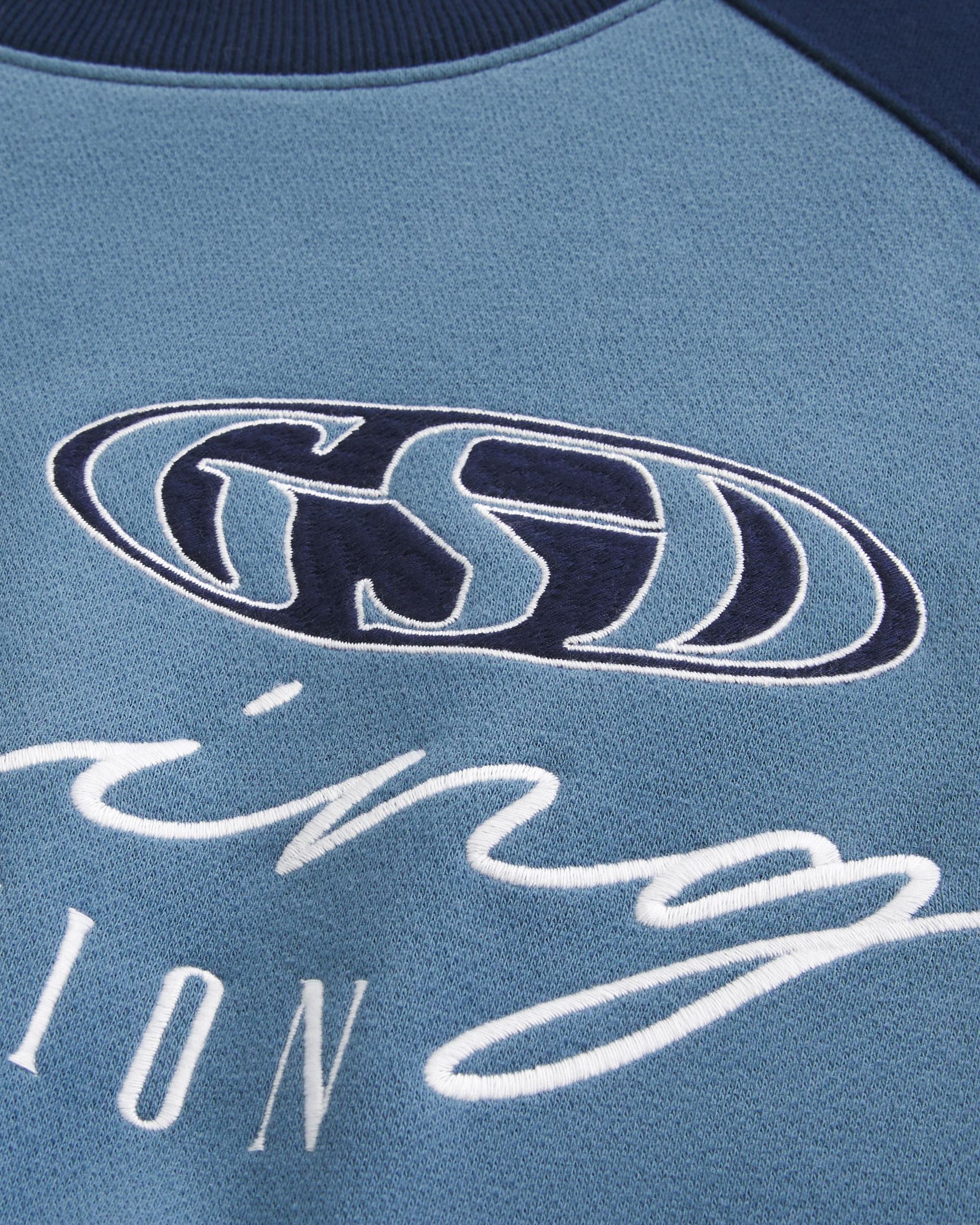 Baggy Dublin Graphic Crew Sweatshirt Product Image