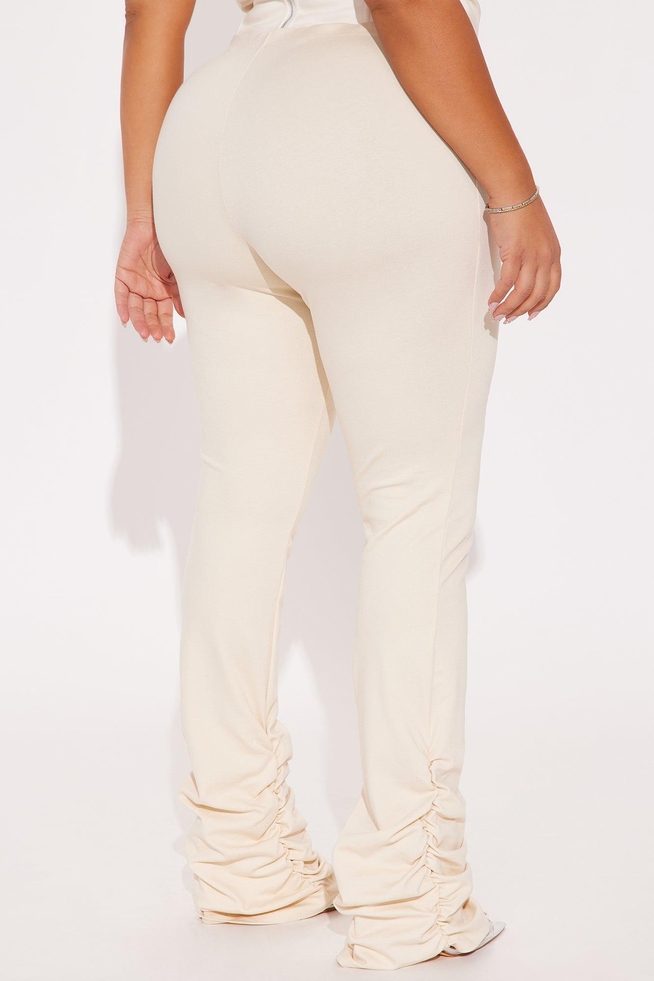 Love Galore Stacked Legging - Cream Product Image